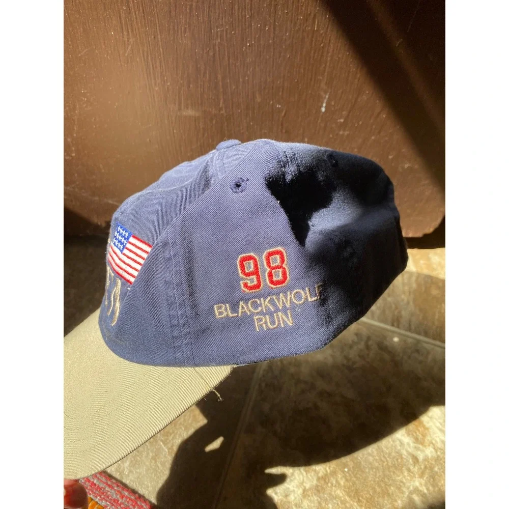 Vintage 1998 Golf Hat Cap US Womens Open Blackwolf Run Blue Preppy Gorpcore 90s - Picture 2 of 5